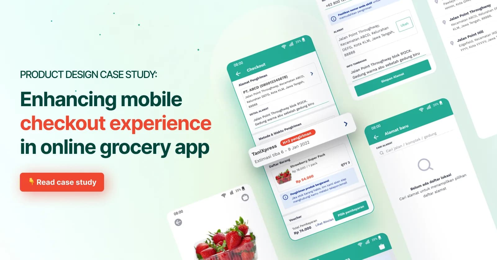 Enhancing mobile checkout experience in online grocery app